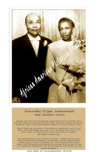 Elijah and Clara Muhammad #2277