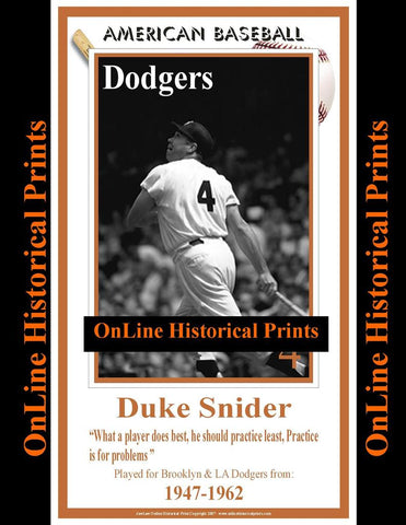 Duke Snider -Brown Collection